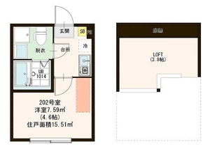 GOLD板橋の物件間取画像